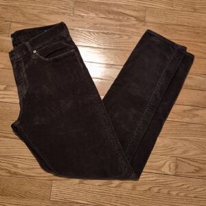 Citizens Of Humanity Men's 30 The London Brushed Gray Velvet Jeans EUC